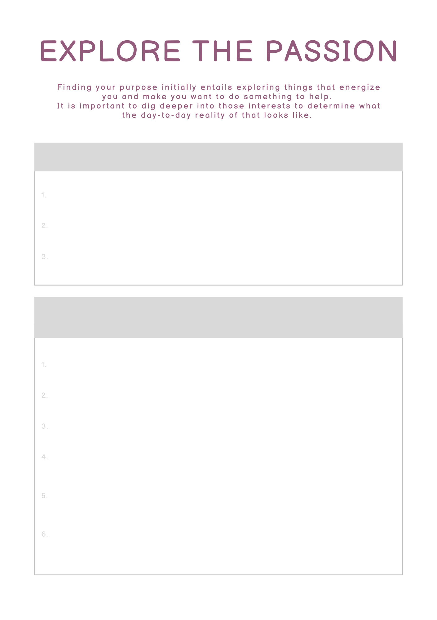 Find Your Planner Journal Inserts – 35 Pages: Stay Organized and Aligned with Your Goals