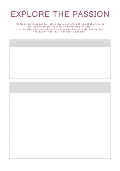 Find Your Planner Journal Inserts – 35 Pages: Stay Organized and Aligned with Your Goals