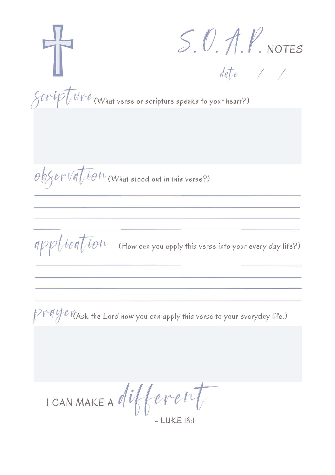 22-Page Refill Inserts for Sapphire Women’s Bible Study Journal – Elevate Your Faith Journey