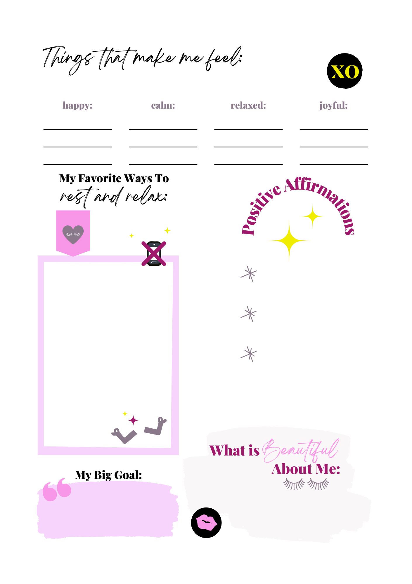 All About Me Journal Inserts – 101 Pages: Discover and Celebrate Your Unique Story