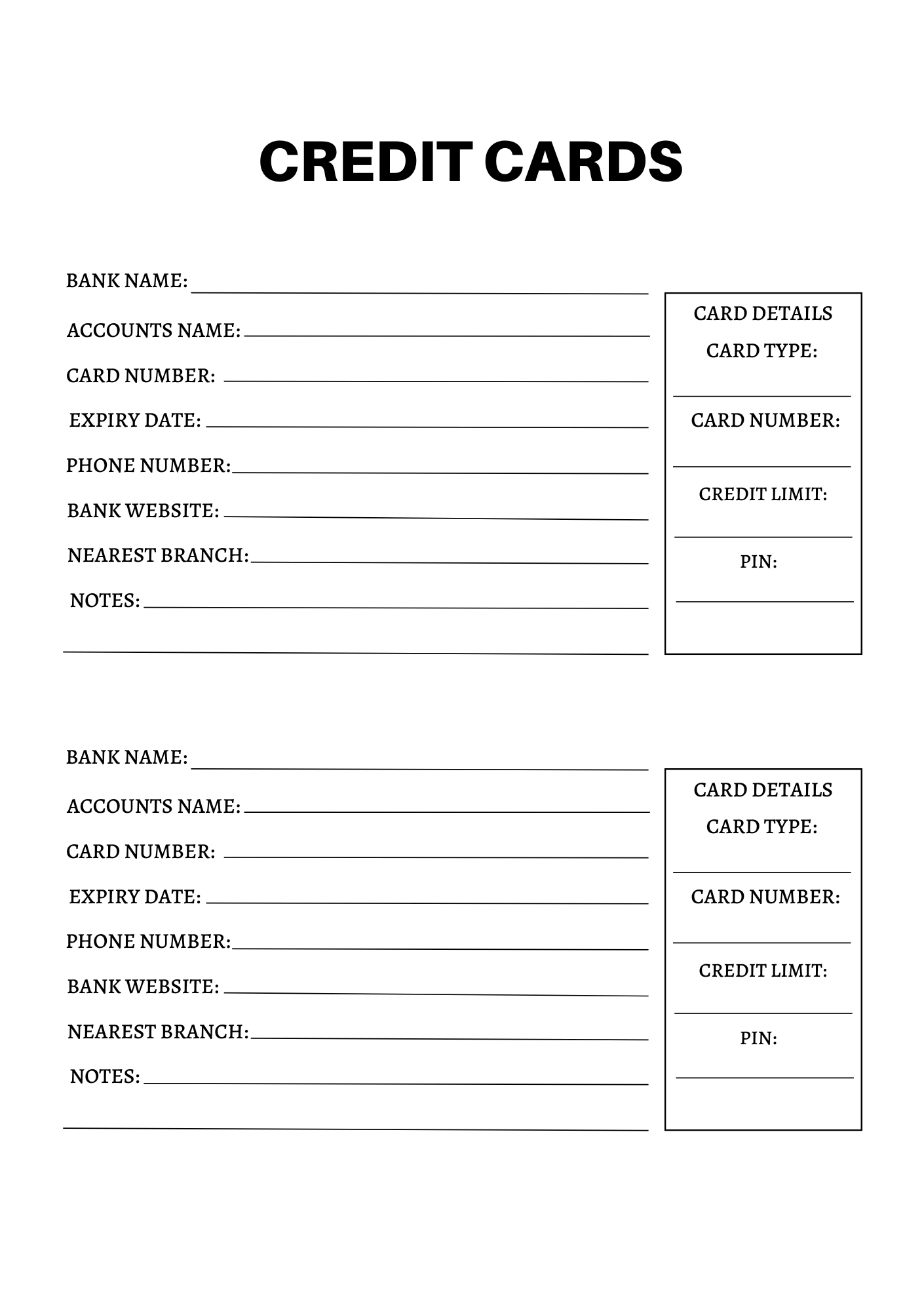 Budget Planner Journal Inserts – 56 Pages: Take Control of Your Finances