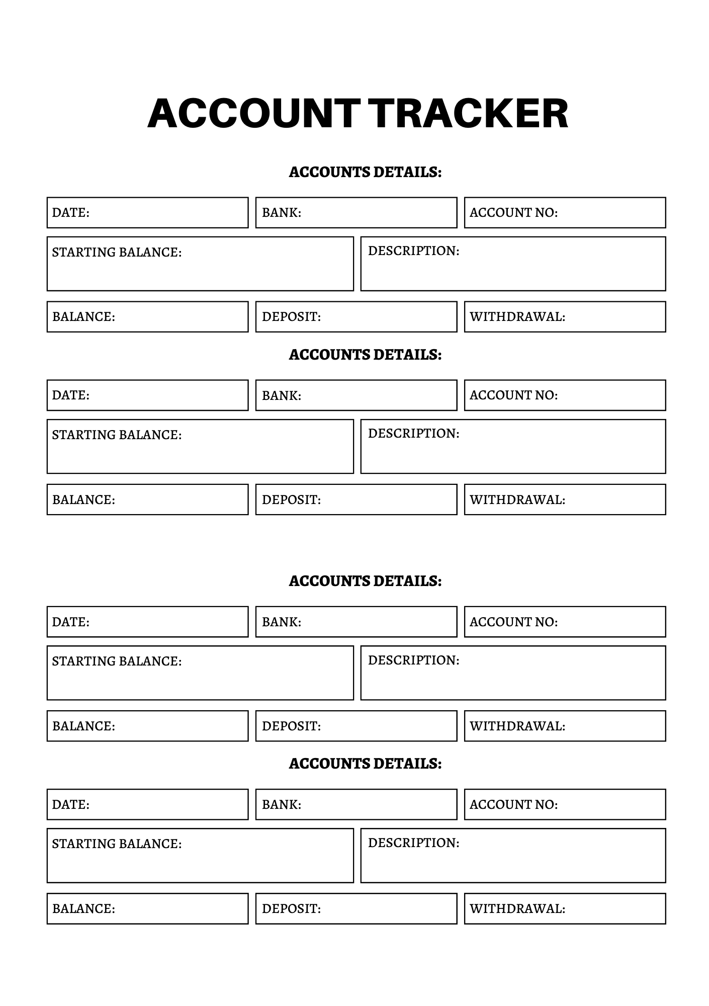 Budget Planner Journal Inserts – 56 Pages: Take Control of Your Finances