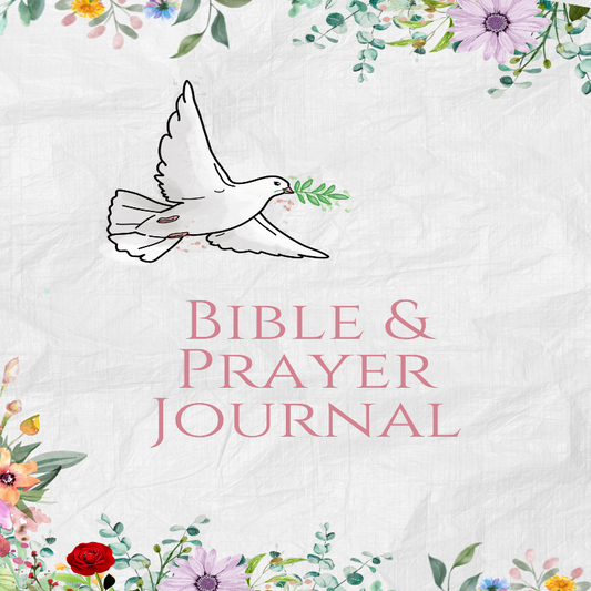 Bible and Prayer Journal – 63 Pages Refill Inserts: Keep Your Faith Journey Flowing