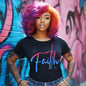 FAITH DTF Black Unisex T-Shirt: Wear Your Belief Boldly