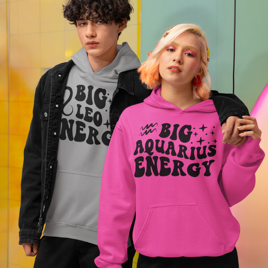 Big Energy Zodiac Sign Hoodie: Wear Your Cosmic Confidence