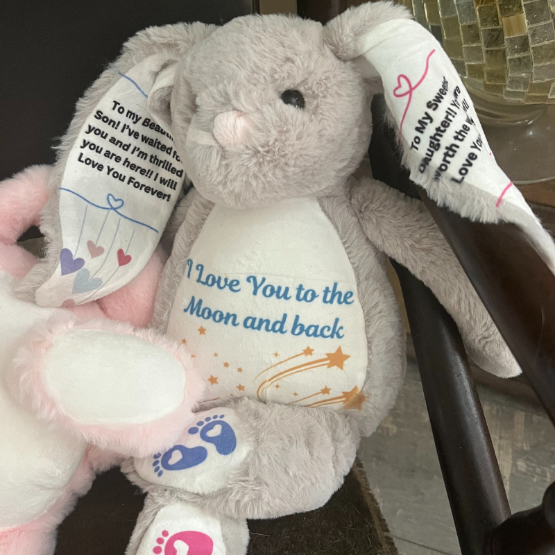 Rosco and Rosie the Customizable Bunny Keepsake